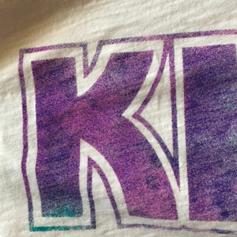 NEW Graphic KISS burnout tie dye letter tank top - Picture 6 of 7